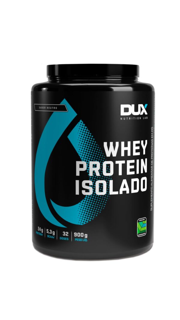 WHEY PROTEIN ISOLADO SEM SABOR - POTE 900G - DUX