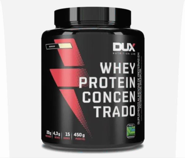 WHEY CONCENTRADO BAUNILHA - POTE 450G - DUX