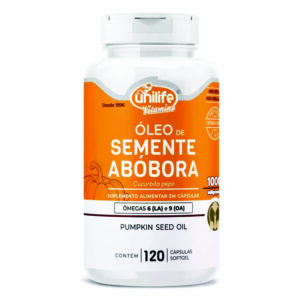 OLEO DE SEMENTE DE ABOBORA 1200 MG - 120 CAPSULAS - UNILIFE