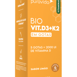 VITAMINA D3 + K2 GOTAS - 20 ML - PURAVIDA