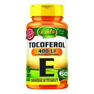 VITAMINA E TOCOFEROL 400UI - 60CAPSULAS - UNILIFE