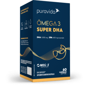 OMEGA 3 1000MG  SUPER DHA - 60 CAPSULAS - PURAVIDA