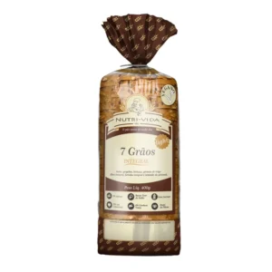 PAO INTEGRAL 7 GRAOS NUTRIVIDA 400G
