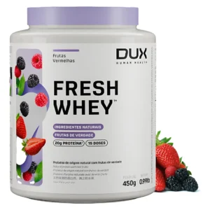FRESH WHEY FRUTAS VERMELHAS - POTE 450G - DUX