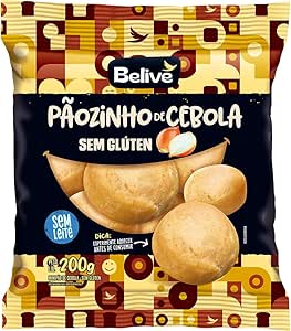 PAOZINHO DE CEBOLA BELIVE SEM GLUTEN 200G