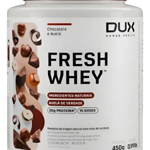 FRESH WHEY CHOCOLATE BELGA E AVELÃ - POTE 450G - DUX