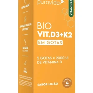 VITAMINA D3 + K2 GOTAS - 20 ML - PURAVIDA