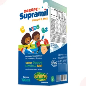 SUPRAMIL XAROPE INFANTIL - GUACO, LIMAO E MEL - 120 ML - UNILIFE