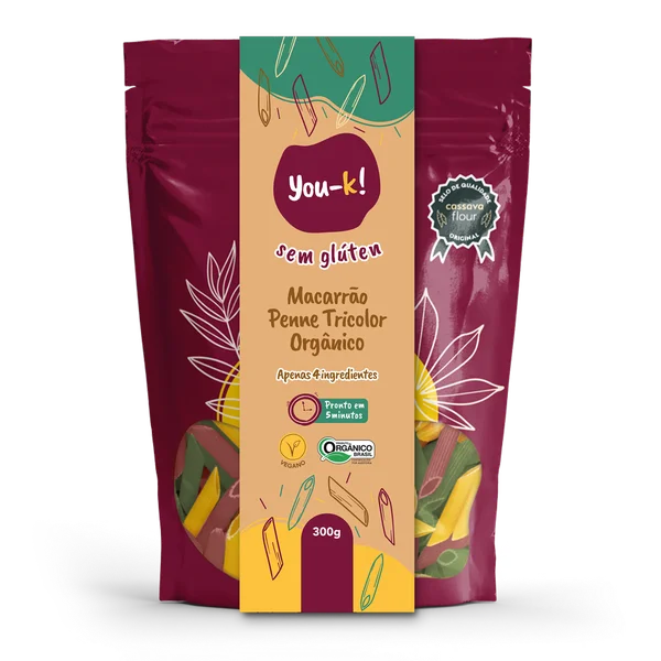 YOU-KA PENNE TRICOLOR ORGANICO 300G