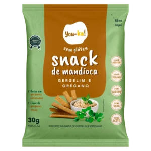 YOU-KA SNACK DE MANDIOCA GERGILIM E OREGANO 30G