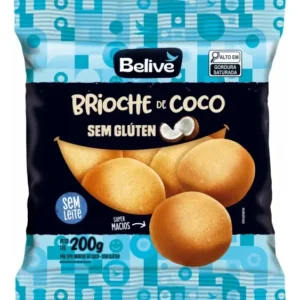 BRIOCHE BELIVE COCO SEM GLUTEN 200G