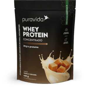 WHEY PROTERIN CONCENTRADO VANILLA CARAMEL 450G - PURAVIDA