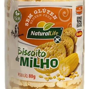 BISCOITO DE MILHO GRANDE - NATURAL LIFE 80G